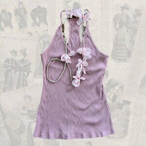 Amour Vert Modal Tank Top in Dusty Rose/Quartz - M/L/XL - EUC - Summer Staple